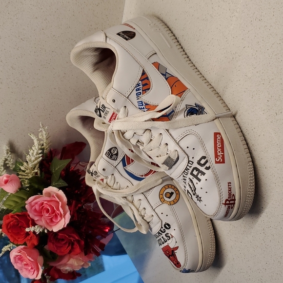 Nike Other - Mens AF1+SUPREME+NBA Lows (sz 8.5)